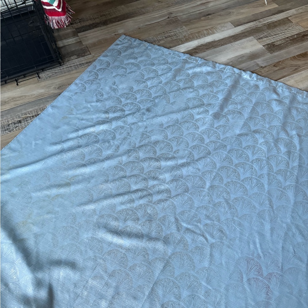 Blue shower bathroom curtains